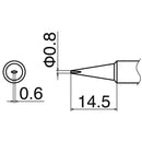Hakko® T18-D08 छेनी सोल्डरिंग टिप