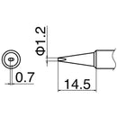 Hakko® T18-D12 छेनी सोल्डरिंग टिप