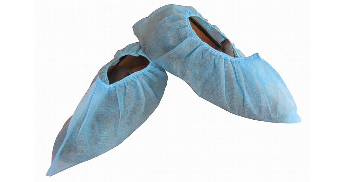 Cleanroom Non-Woven Disposable Shoe Covers - Pack of 100 Pieces = 50 P