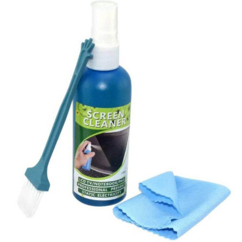 3in1 Screen Cleaning Kit for Laptops, Mobiles, LCD, LED, Computers