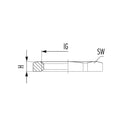 Hummel GM-FS M12 x 1.5 Locknut - 1262120050