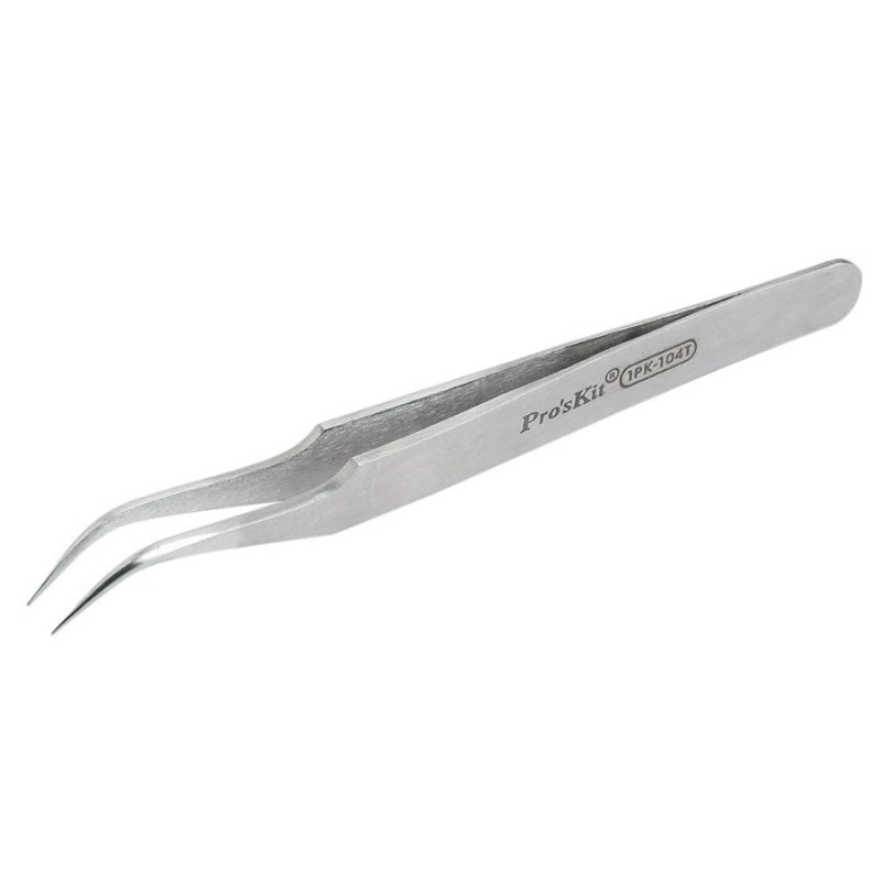 Pro'skit® 1PK-104T Fine Tip Curved Tweezer - 120 mm