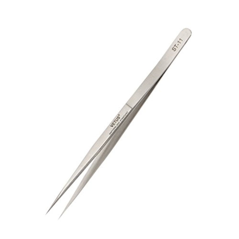 VETUS® ST-11 Long Fine Tip Non-Magnetic Tweezer