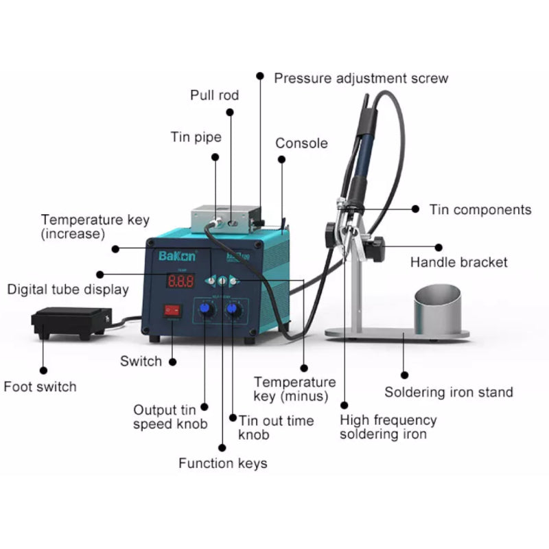 Bakon® BK3500 Automatic Feeder Soldering Station | 120W