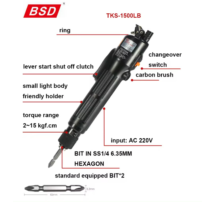 KILEWS® BSD TKS-1500LB AC Semi-Automatic Electric Screwdriver