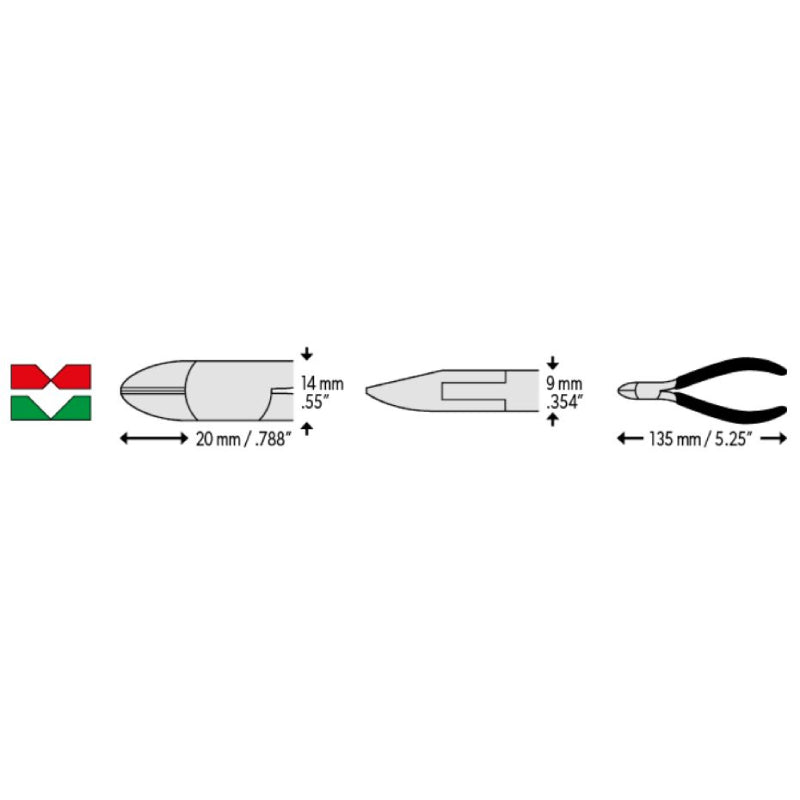 C.K® T3775 Classic Side Cutter - 135mm