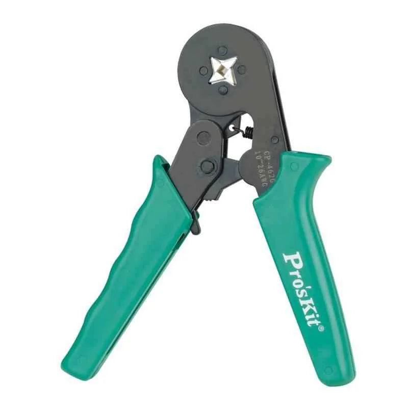 Pro'skit® CP-462G Wire Ferrule Crimp Tool-Square Crimp Manual Crimper (175mm)