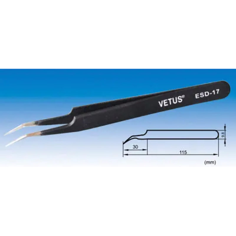 Vetus ESD-17 ESD Safe Tweezer