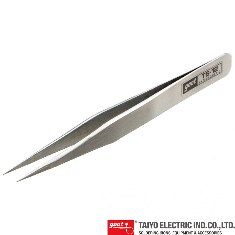 Goot® TS-12 Stainless Steel Tweezers