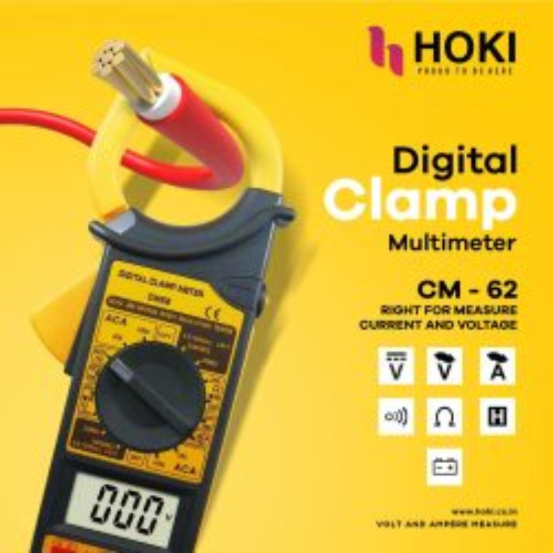 Hoki® CM-62 Digital Clamp Meter