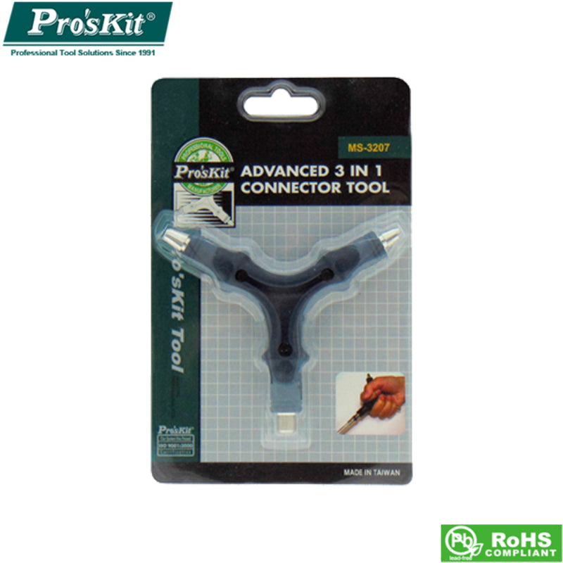 Pro'sKit® MS-3207 - Advanced 3 in 1 Connector Tool