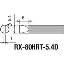 Goot® RX-80HRT-5.4D Soldering Tip For RX-802AS Soldering Station