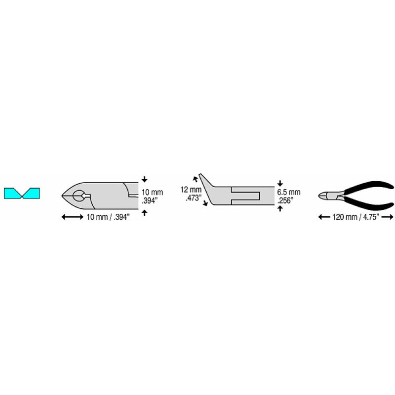 C.K® T3779DF 110 SensoPlus ESD Oblique Cutter