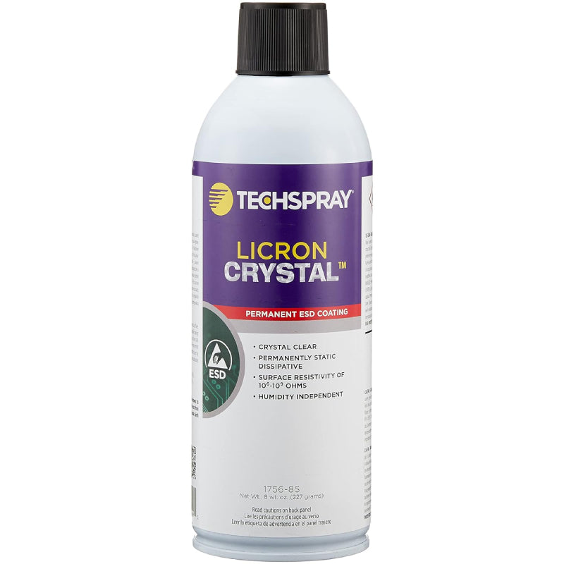 Techspray® TS-1756-8S Licron Crystal ESD-Safe Coating - 8 oz. (227 g) Aerosol