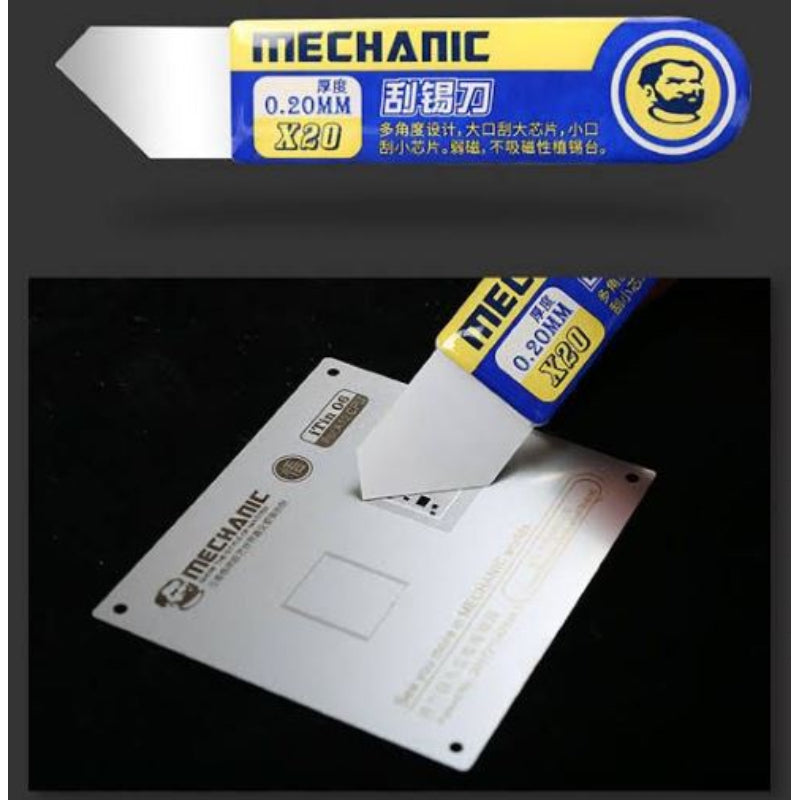 Mechanic® X20 Soft Blade Mobile Opening Tin Scraper