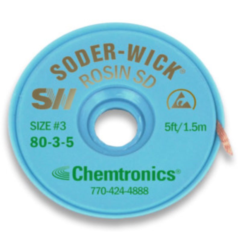 Chemtronics Soder-Wick® SW18035 Rosin Flux Desoldering Braid