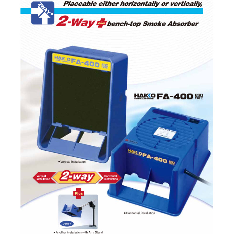 Hakko® FA-400 Fume Extractor - Bench Top