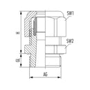 Hummel HSK-K PG 29 Cable Gland - 1209290014