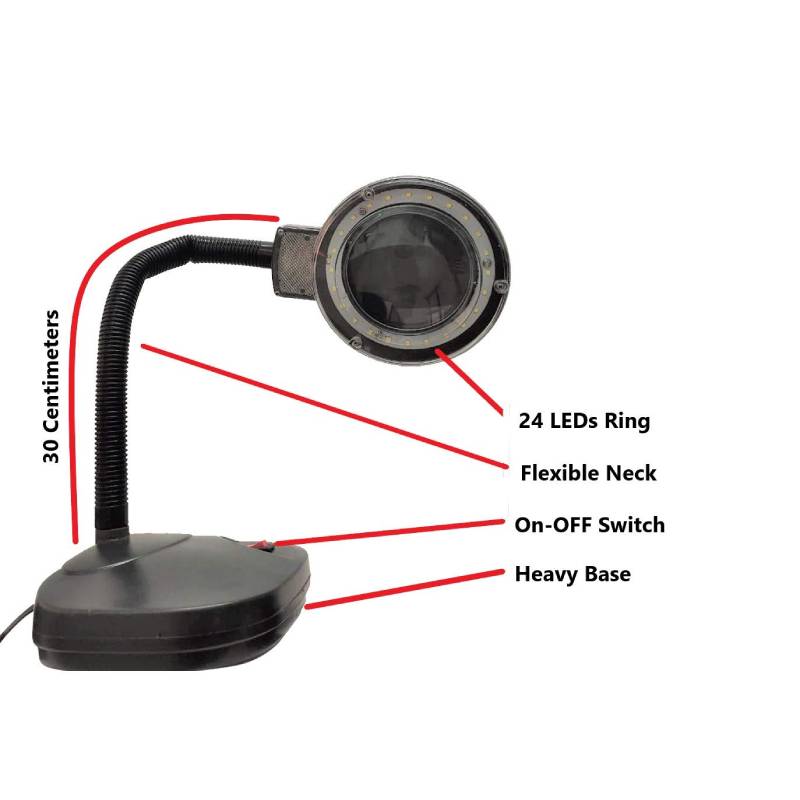 Myra® Illumination LED Magnifying Lamp  - Macro-Eye