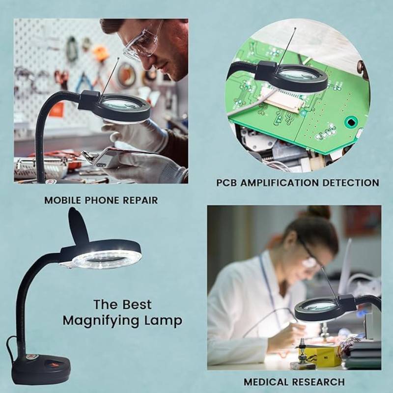 Myra® Illumination LED Magnifying Lamp  - Macro-Eye