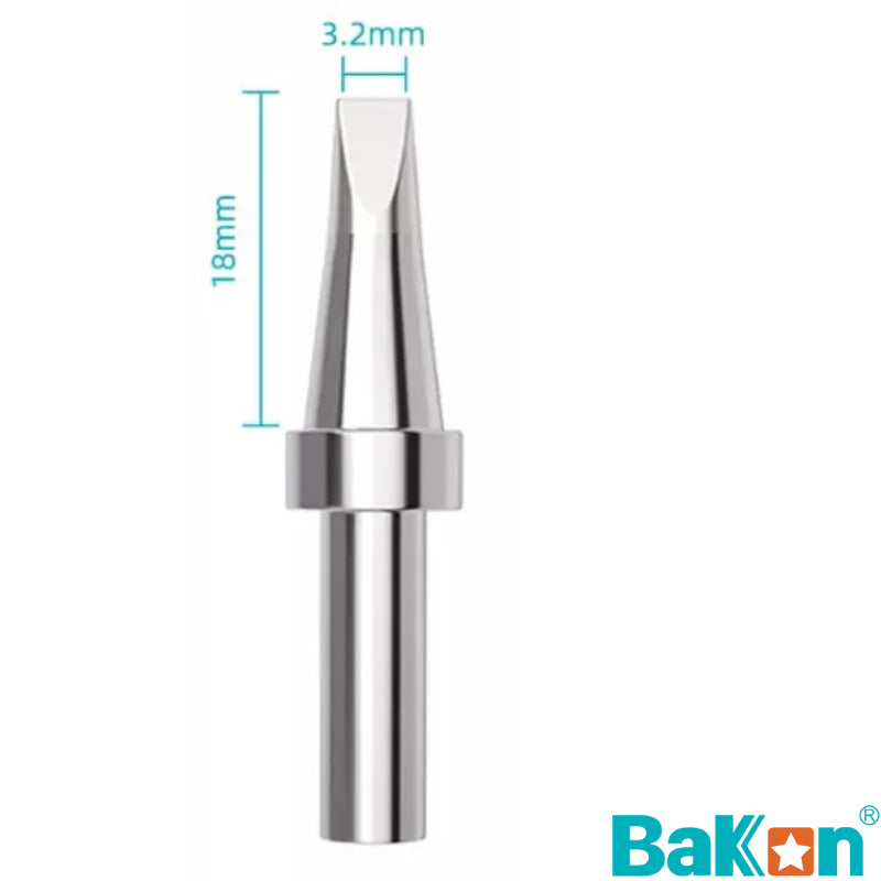 Bakon® 500M-3.2D Chisel Soldering Tip
