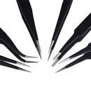 Set of 6 Non-Magnetic Stainless Steel Tweezers - ESD Safe 247.80 Mobile Repairing Tools Unbranded
