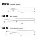 Set of 6 Non-Magnetic Stainless Steel Tweezers - ESD Safe 247.80 Mobile Repairing Tools Unbranded
