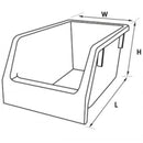 Alkon® AKP-22 Koala Pick Bin - Blue 151.04 ESD Storage Alkon
