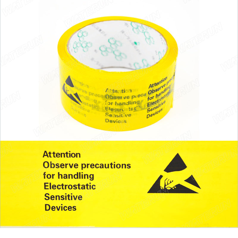 ESD सावधानी, चेतावनी टेप - आकार - (W)48mm x (L)27m