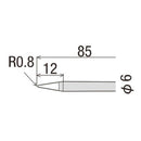 Goot® PX-2RT-1.6D सोल्डरिंग टीप
