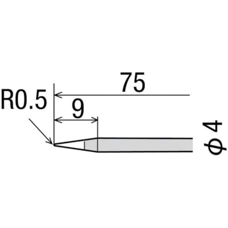 Goot® R-48B Soldering Tip for KX-40R / KX-30R Soldering Iron