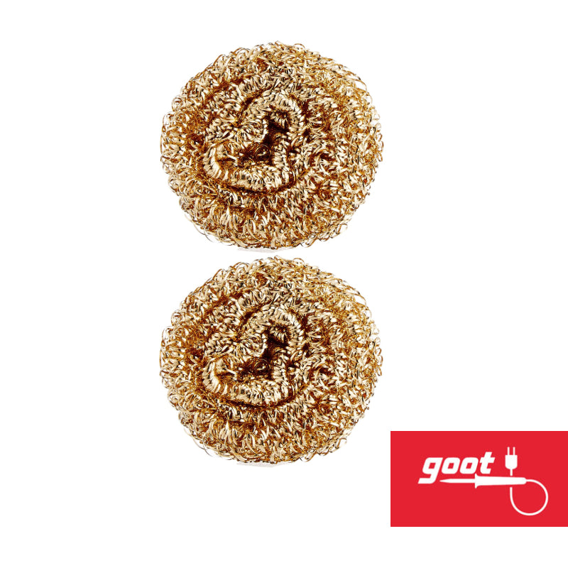Goot® ST-40BW Brass Wool Tip Cleaning Sponges - Set of 2