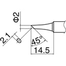 Hakko® T18-C2 बेव्हल सोल्डरिंग टीप
