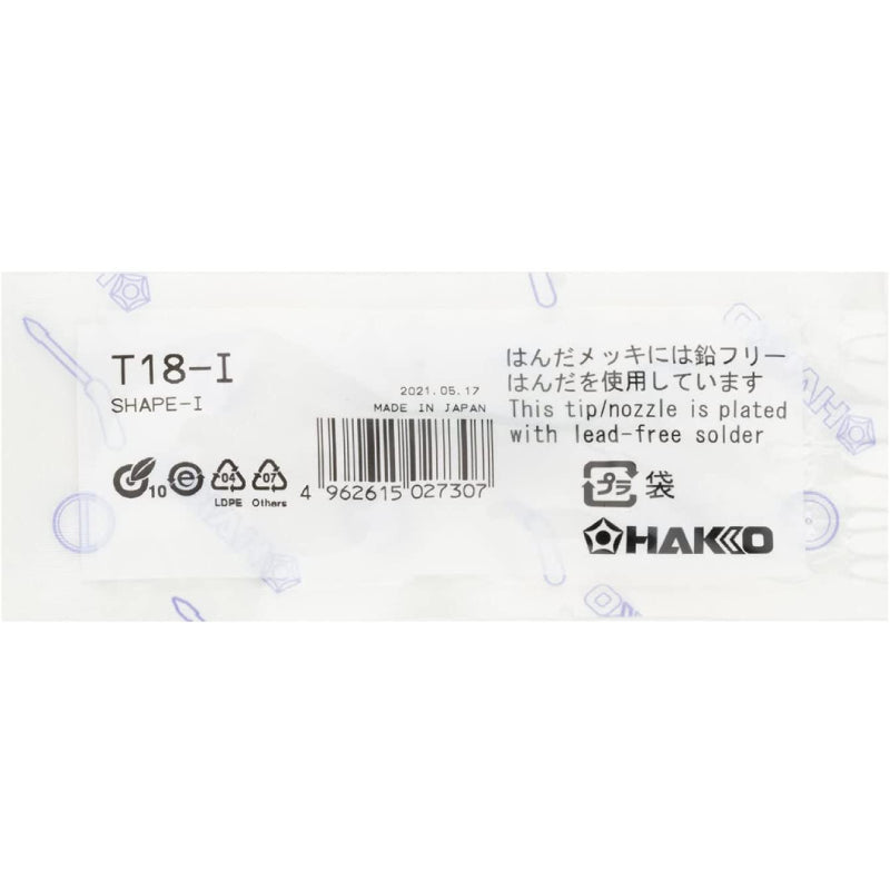 Hakko® T18-I शंकूच्या आकाराचे सोल्डरिंग टीप