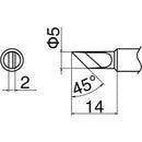 Hakko® T18-K चाकू सोल्डरिंग टीप