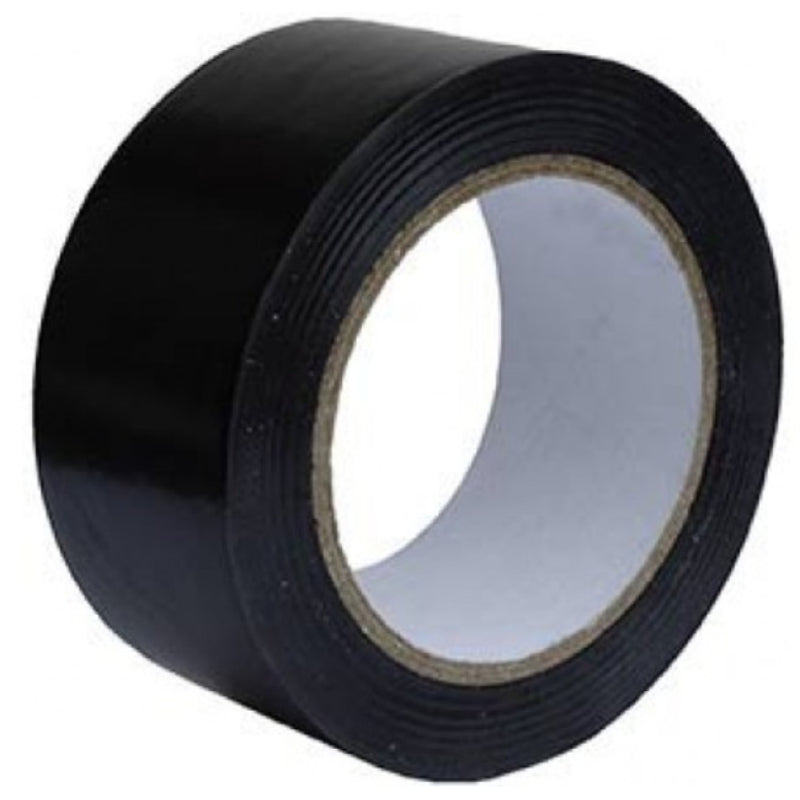 48mm Non-ESD Black Floor Marking Tape - OV233 105.02 ESD Flooring Unbranded