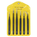 Set of 6 Non-Magnetic Stainless Steel Tweezers - ESD Safe 247.80 Mobile Repairing Tools Unbranded