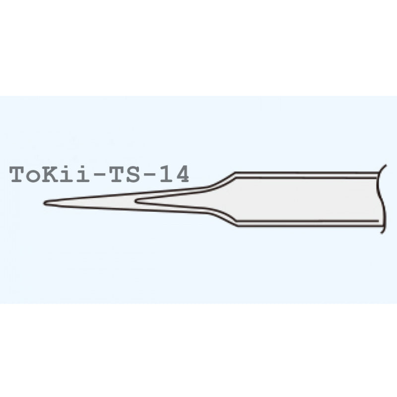 ToKii® TS-14 Ultra Fine Tip Non-Magnetic Tweezer 86.14 Brushes & Tweezers ToKii