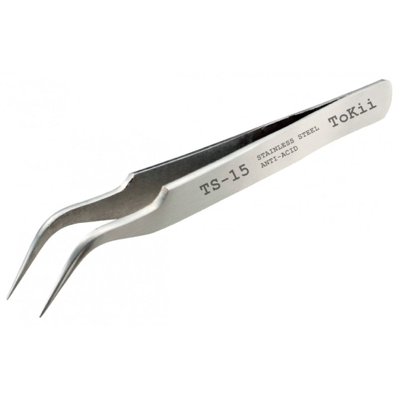 ToKii® TS-15 Curved Tip Non-Magnetic Tweezer 86.14 Brushes & Tweezers ToKii