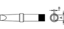 Weller® PT C7 Chisel Soldering Tip | Article Number – 4PTC7-1 790.60 Soldering Tips Weller